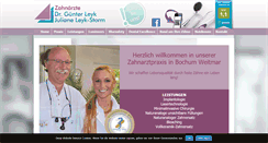 Desktop Screenshot of dr-leyk.de